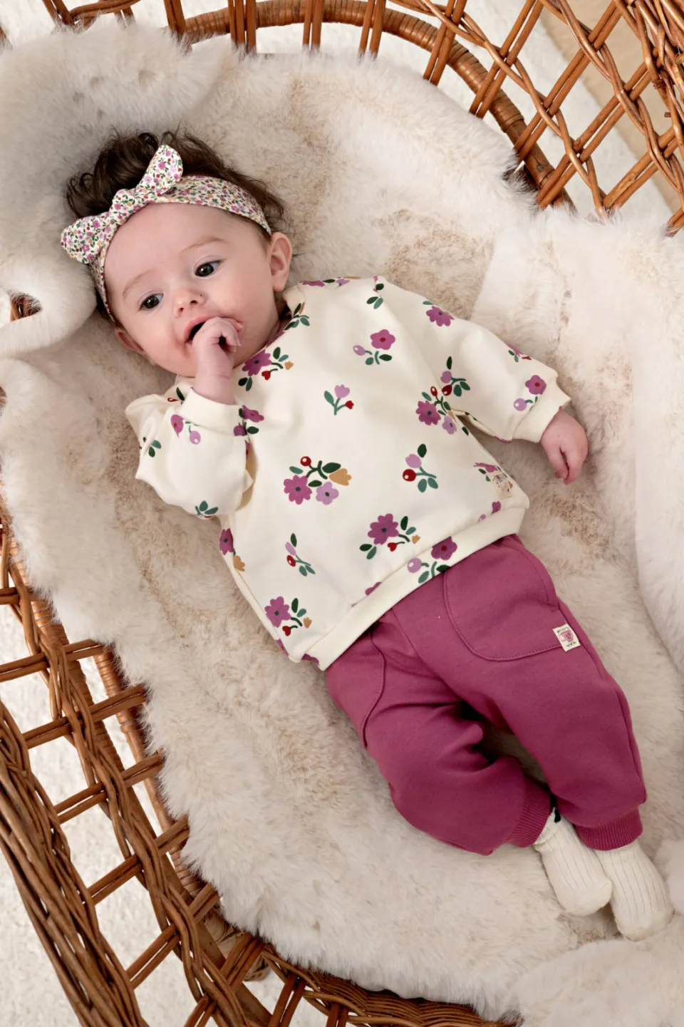 Feetje sweater Afternoon Tea ecru/roze, foto 8
