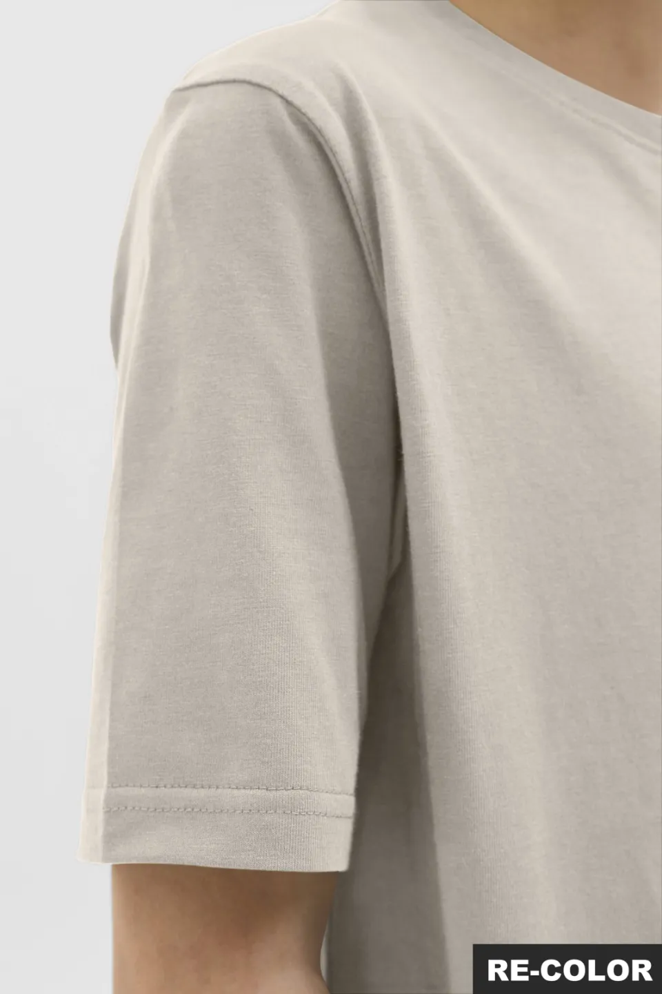 Jack & Jones junior T-shirt beige met tekst, foto 7