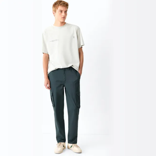Mango Teen cargobroek donkerblauw