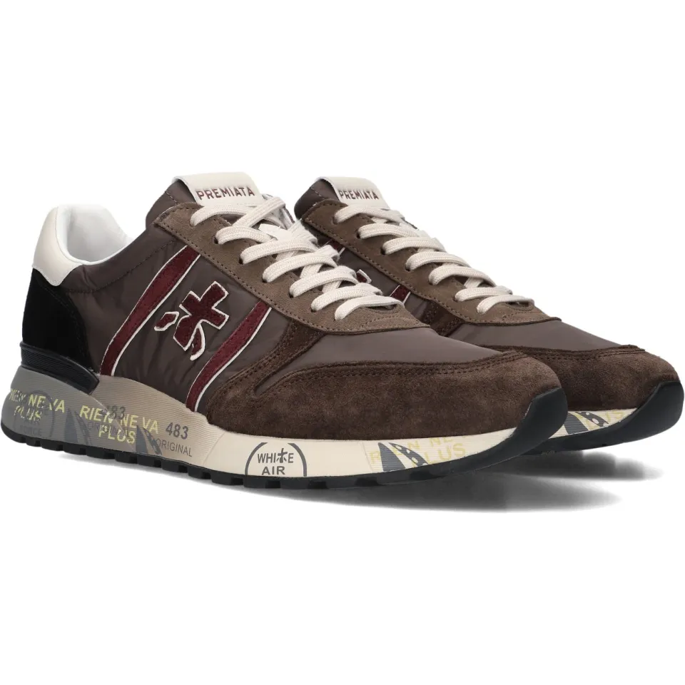 Premiata Lander sneakers bruin, foto 3