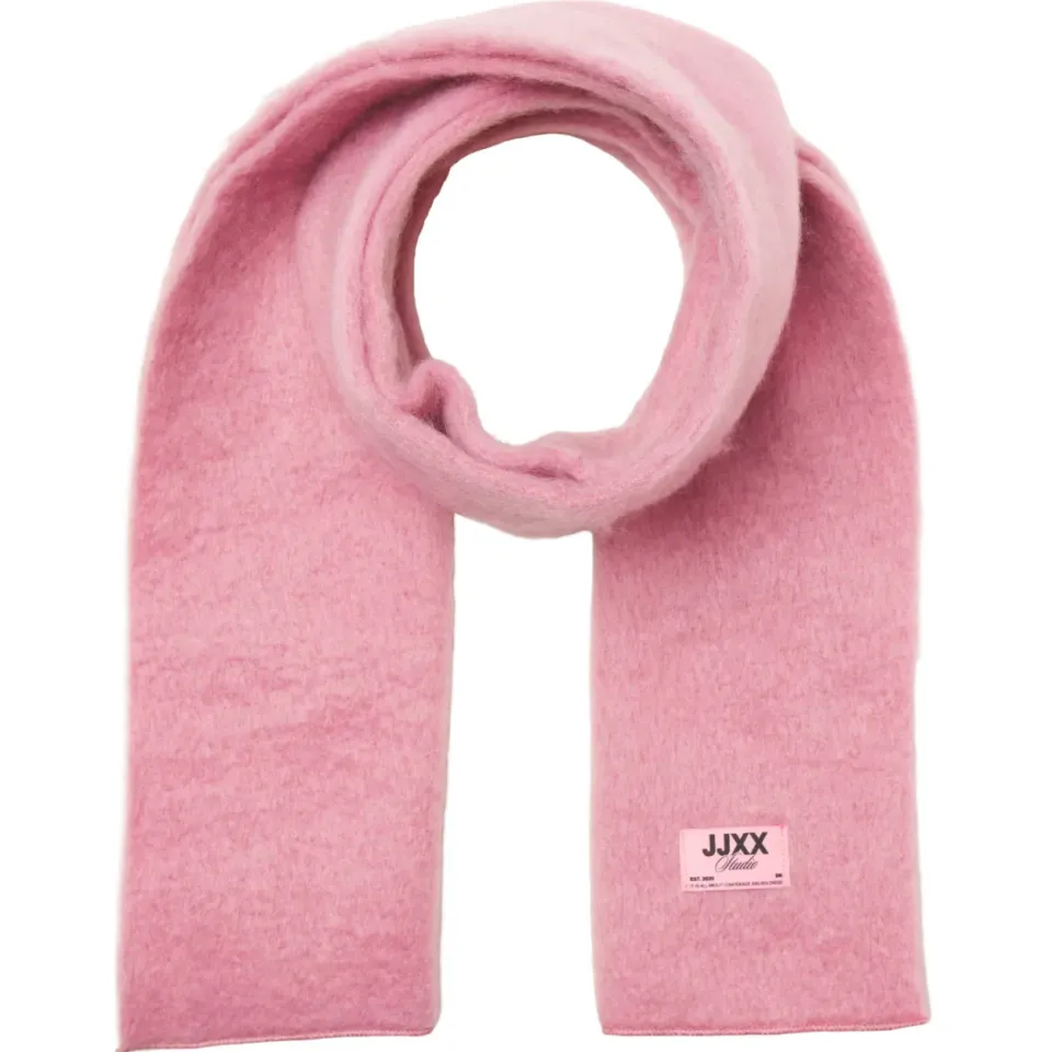 JJXX GIRL JXLESLIE gebreide sjaal roze