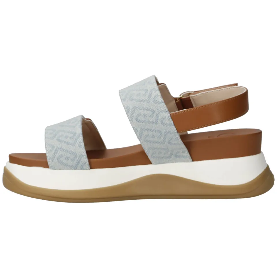 Liu Jo FIiona 02 sandalen cognac/blauw, foto 3
