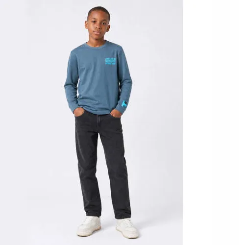 Petrol Industries longsleeve met backprint blauw, foto 3