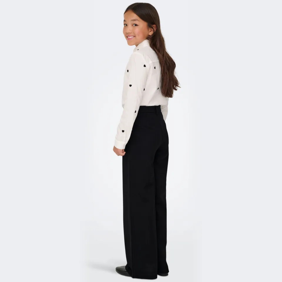 KIDS ONLY GIRL wide leg pantalon zwart, foto 3