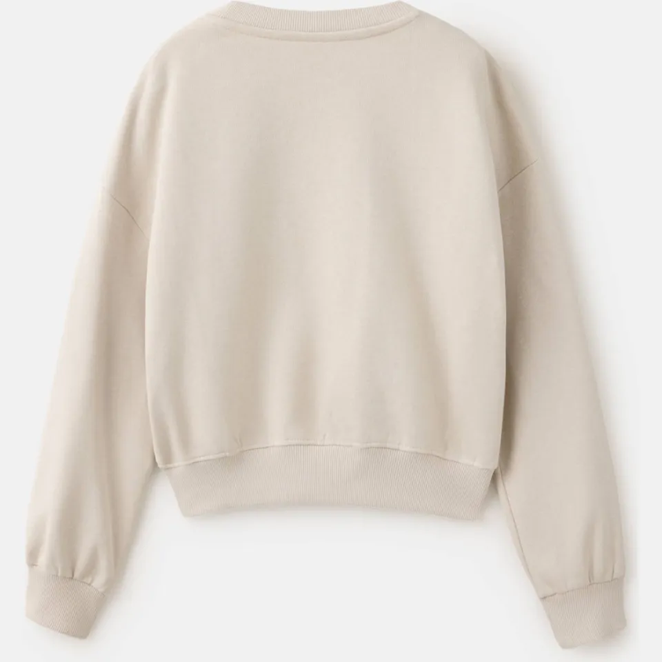 Mango Kids sweater met tekstprint - beige, foto 2