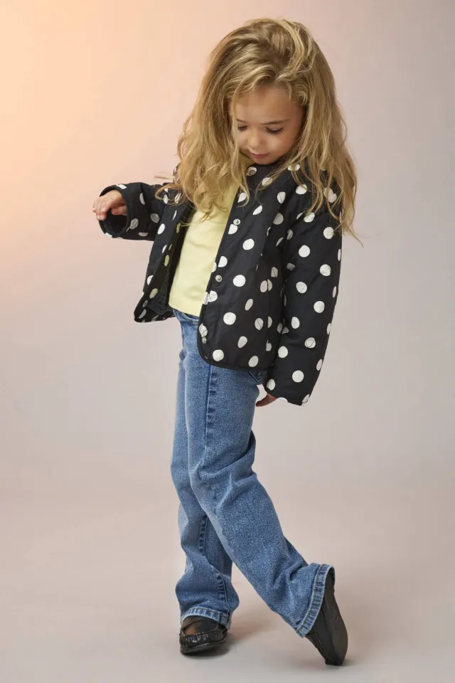 Only KIDS ONLY MINI KMGJUICY wide leg jeans - mediumblauw Medium blue denim