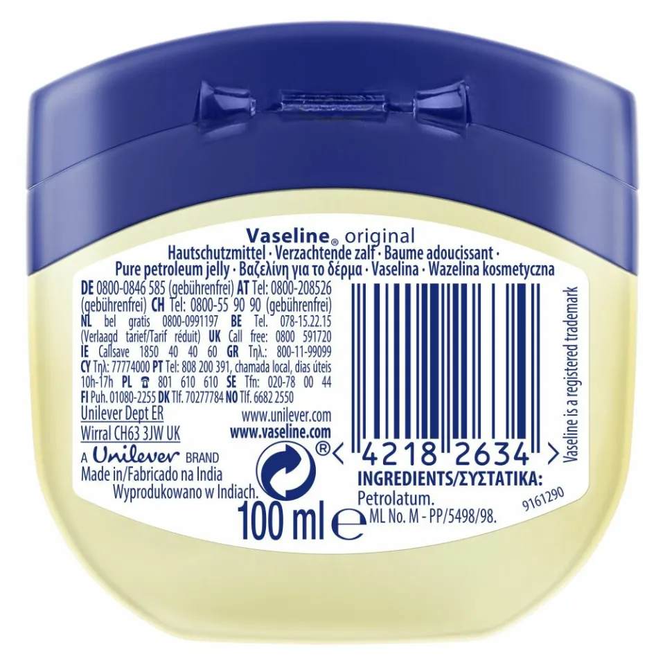 2+2 gratis: Vaseline Original Petroleum Jelly 100 ml, foto 3