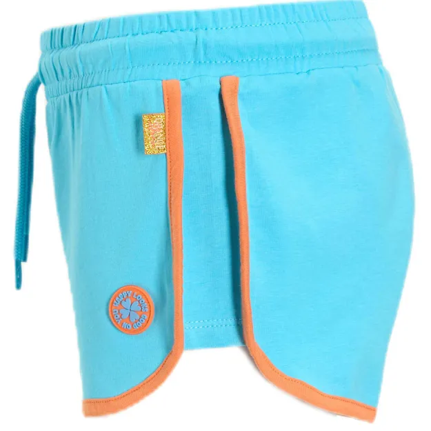 Orange Stars sweatshort blauw oranje, foto 3