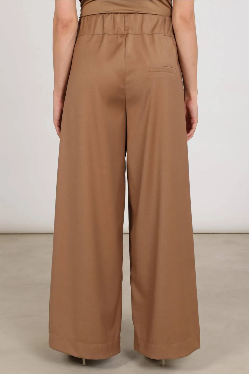 NUKUS wide leg broek - camel, foto 5