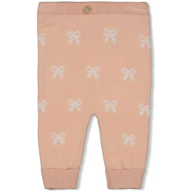 Feetje The Knits gebreide babybroek roze, foto 2