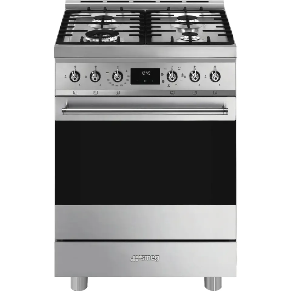 Smeg C6GMXNLK2 fornuis RVS, foto 2