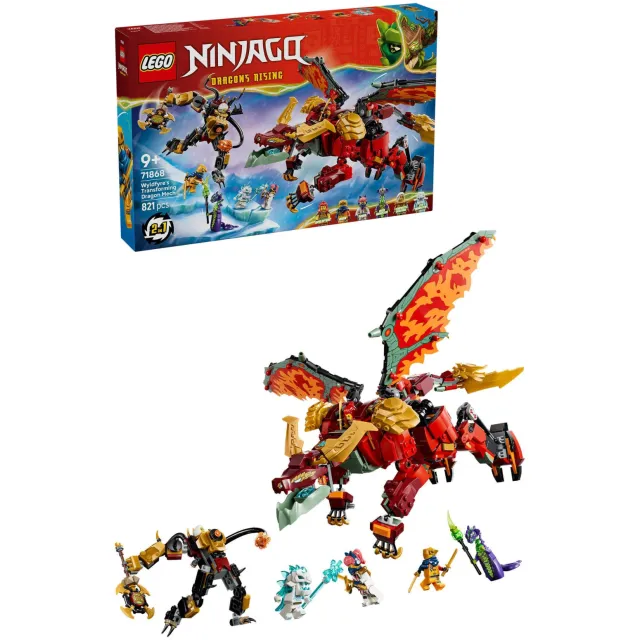 Lego Ninjago Wyldfyre's transformerende drakenmecha 71868