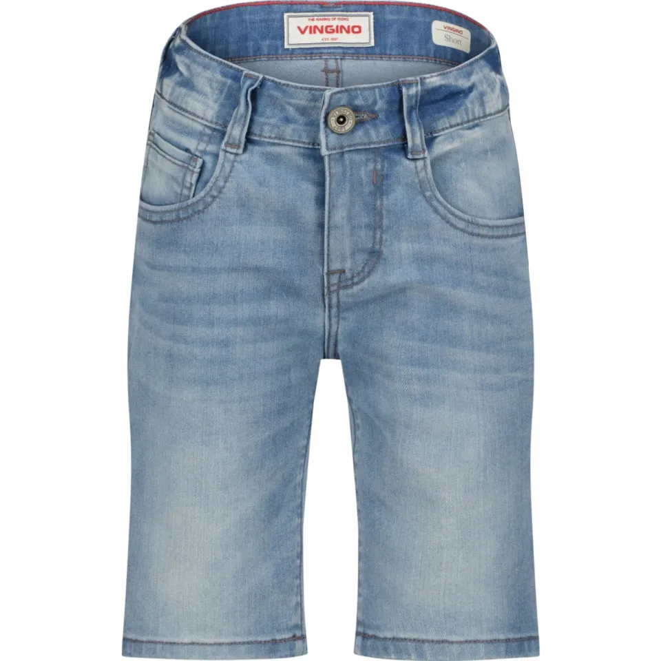 Vingino Charlie icon jeansshort lichtblauw light indigo, foto 2