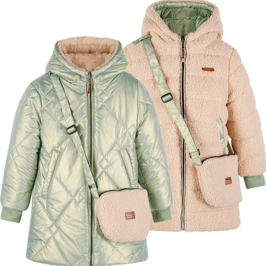 Nono reversible jas groen, foto 3