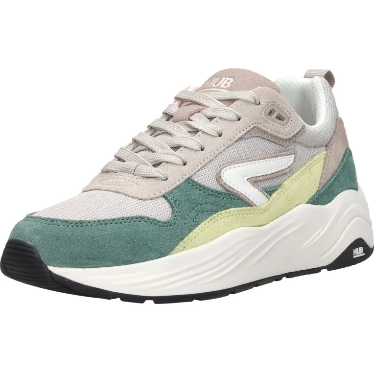 Hub Glide S43 lage sneakers groen, foto 3