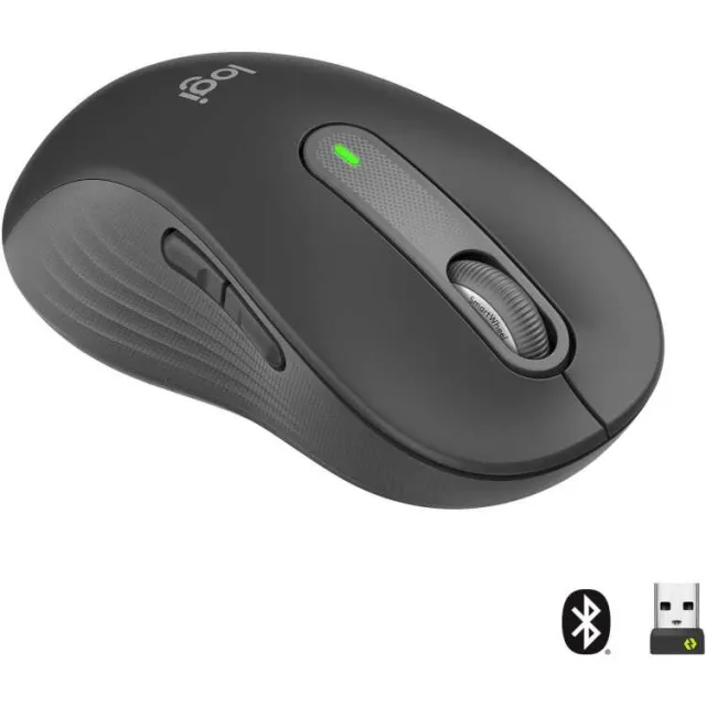 Logitech Signature M650 Large linkshandige draadloze muis grafiet