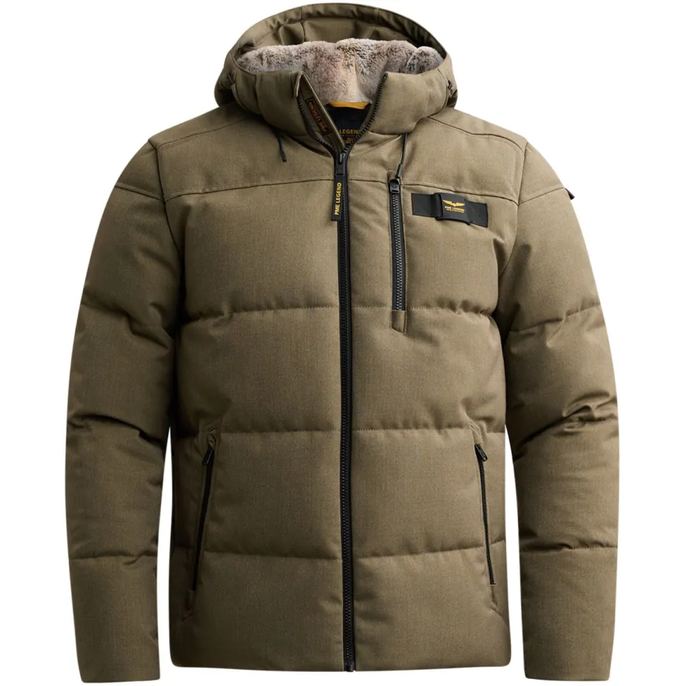 PME Legend YETCRAFT pufferjas met imitatiebontkraag - groen, foto 2