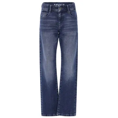 Retour Jeans Landon relaxed fit jeans - mediumblauw Jongens Katoen Effen Blue denim