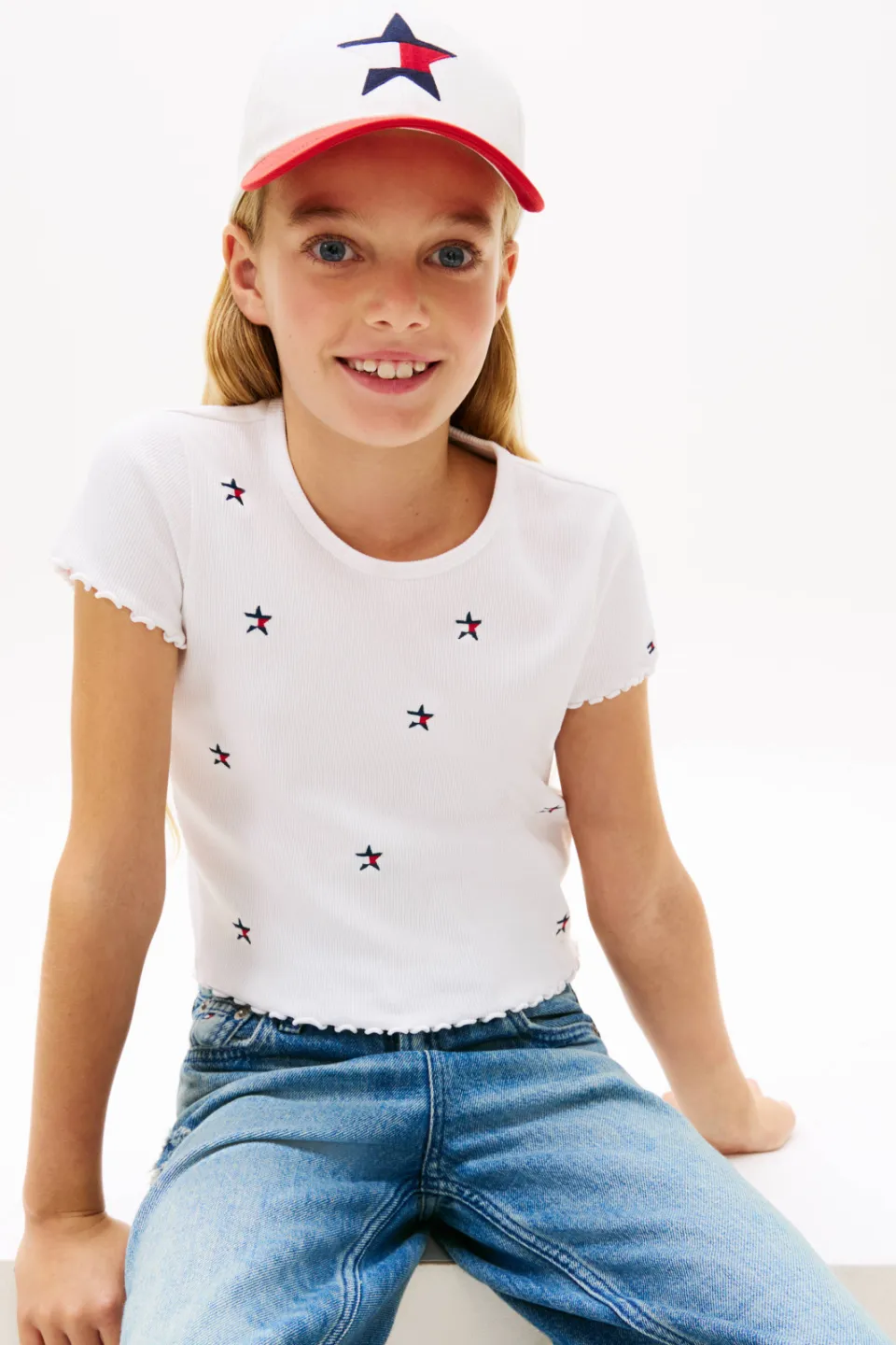 Tommy Hilfiger t-shirt met borduursels wit, foto 4