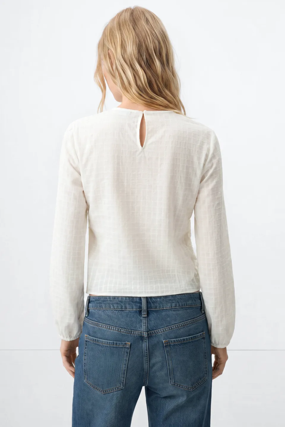 Mango TEEN blousetop ecru, foto 4