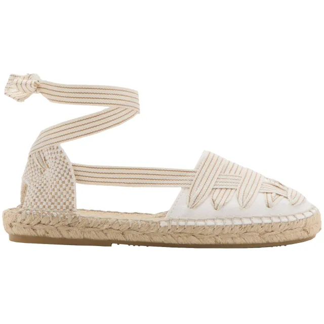 Mango Kids sandalen naturel wit