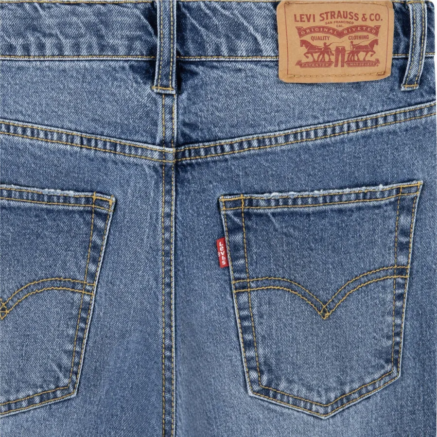 Levi's Kids loose fit straight leg jeans light blue denim, foto 4
