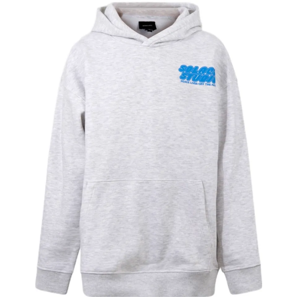 Shoeby hoodie met backprint grijs melange, foto 2