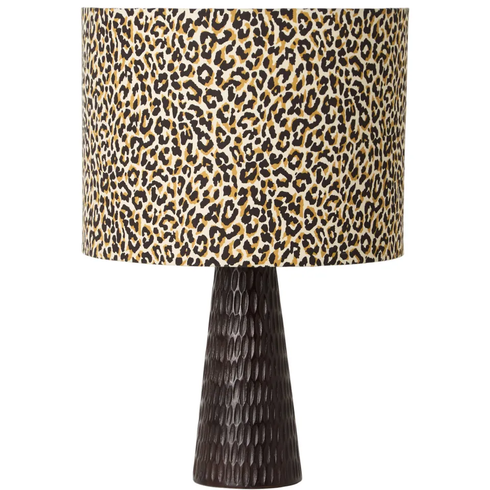 NOUS Living tafellamp Jip panter bruin bruin / panter