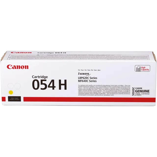 Canon 054H tonercartridge geel