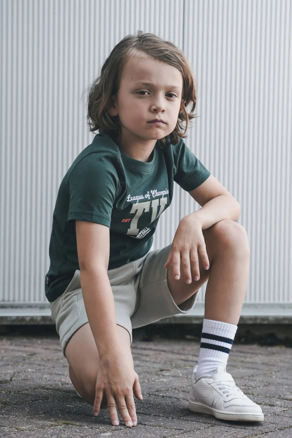 TYGO & vito jersey T-shirt donkergroen, foto 6