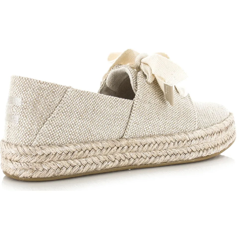 Toms Carolina Lace Up instapper beige, foto 8