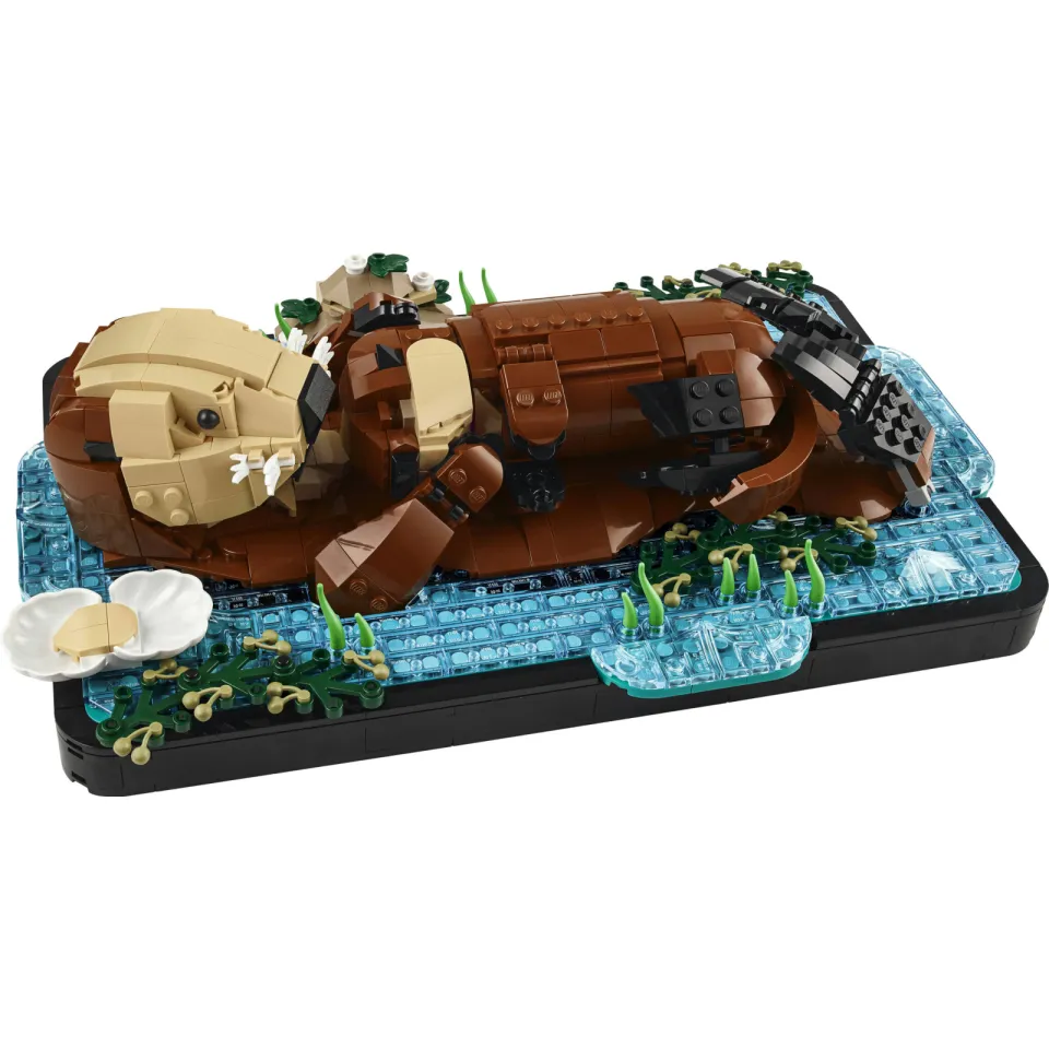 Lego IDEAS Drijvende Zeeotters Bouwpakket voor Volwassenen 21366, foto 4