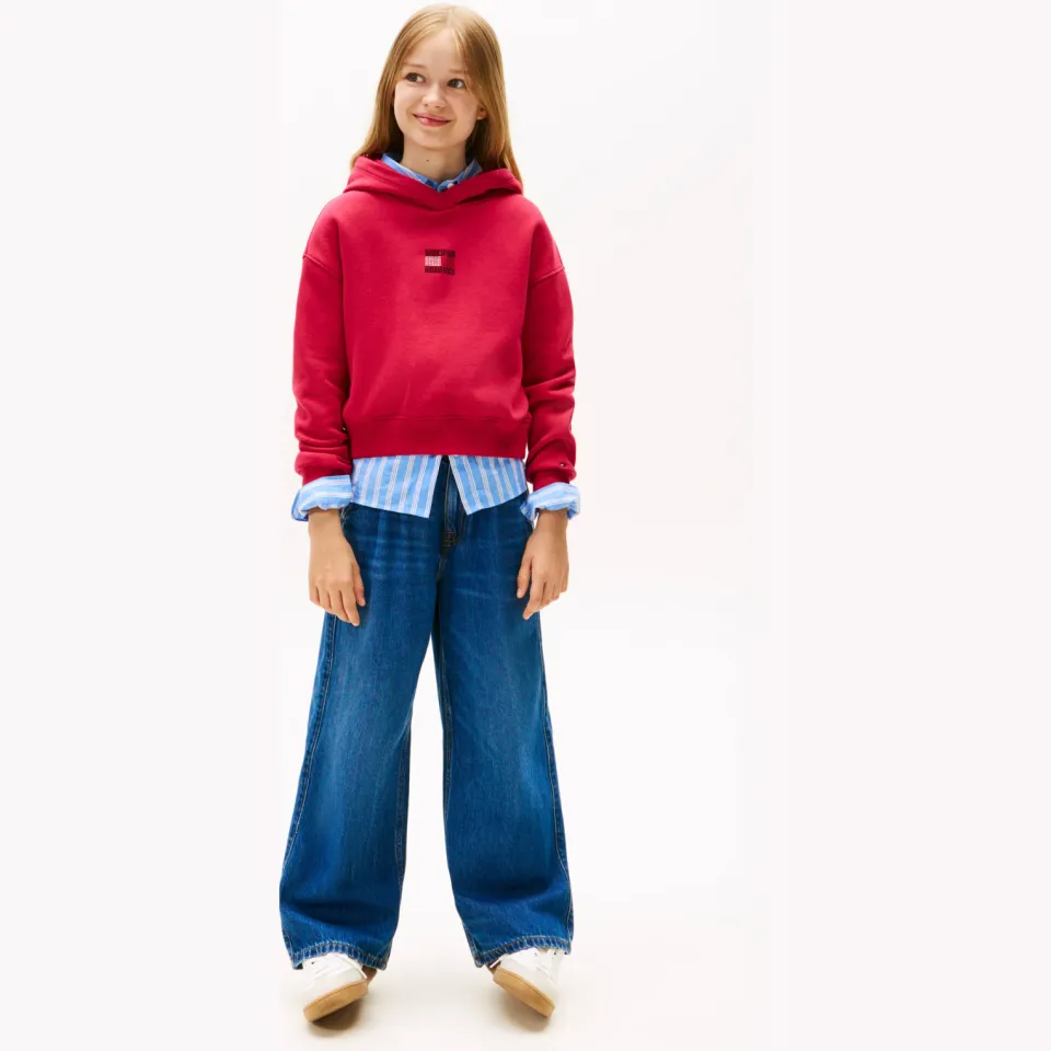 Tommy Hilfiger hoodie rood, foto 3