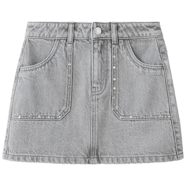 Mango spijkerrok grijs Grey denim