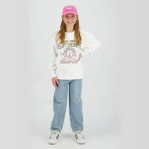 Vingino Cecilia barrel jeans lichtblauw light vintage, foto 3