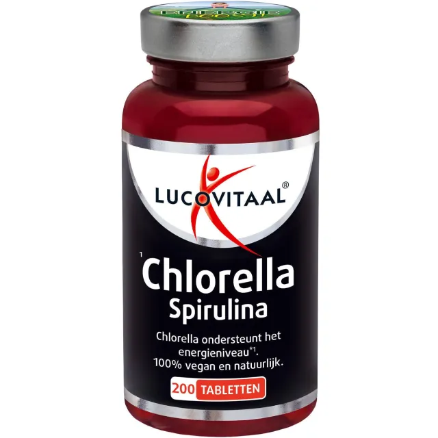 Lucovitaal Chlorella Spirulina - 200 tabletten