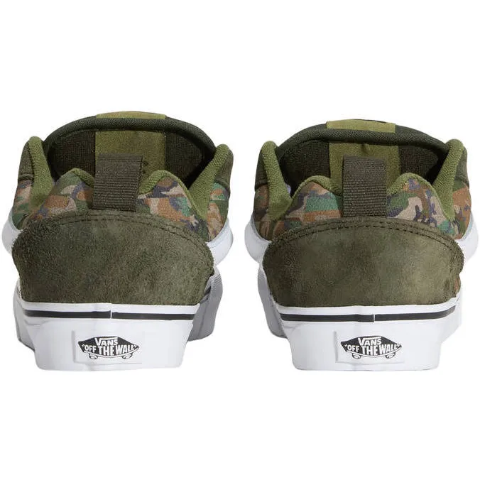 Vans Knu Skool suède sneakers met print - donkergroen/groen, foto 4