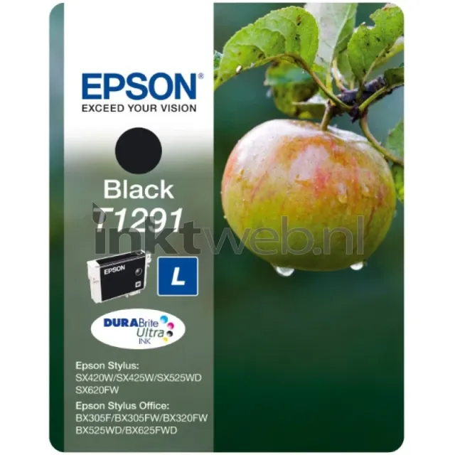 Epson T1291 zwart (Origineel Hoge Capaciteit)
