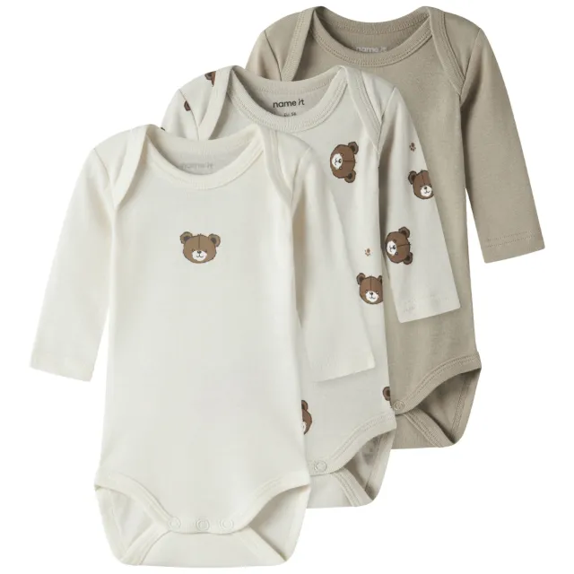 NAME IT Kid's Body Pumice Bear 3-pack multi, foto 2