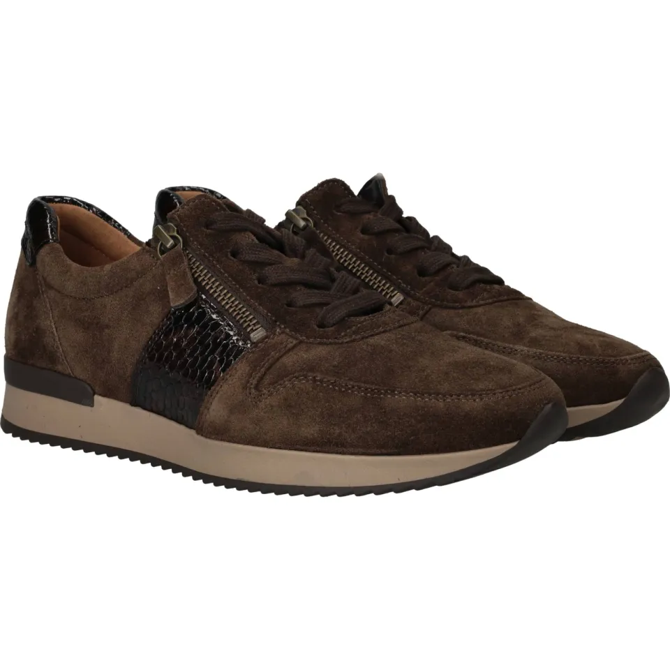 Gabor Perfect Fit 6019 sneakers bruin, foto 2