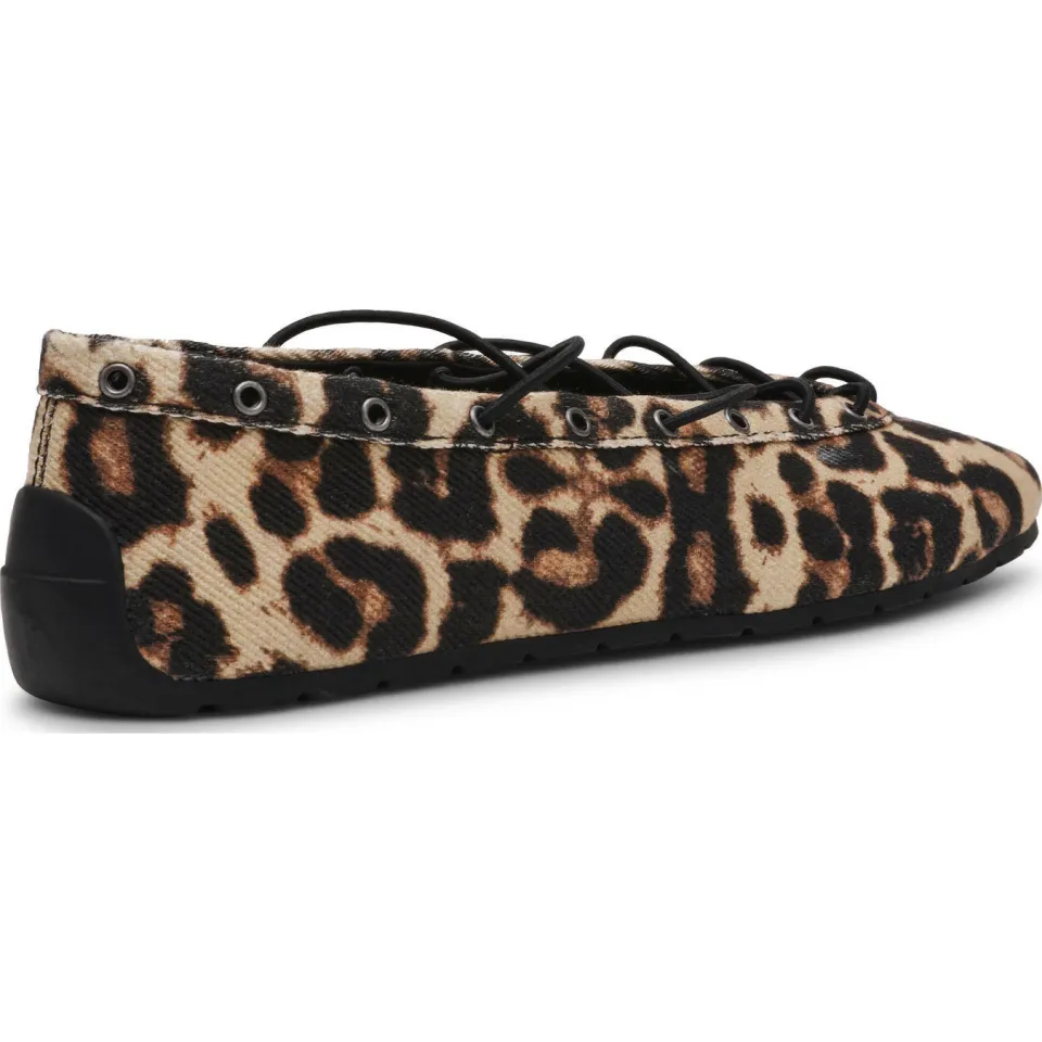 Steve Madden Pointe ballerina's met panterprint beige/zwart, foto 4