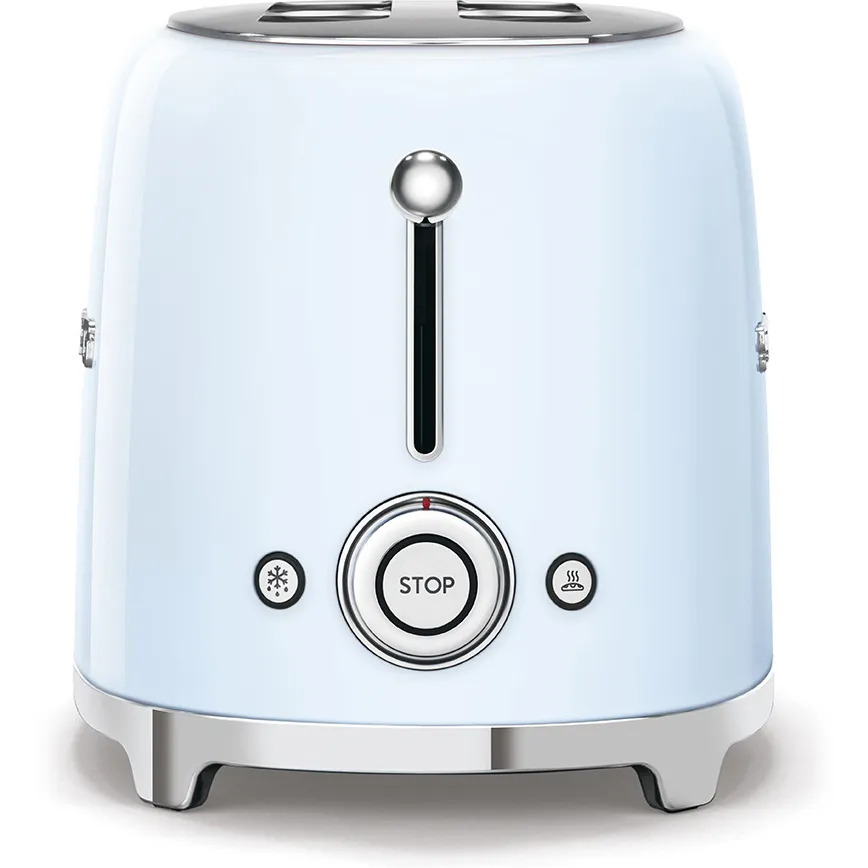 Smeg TSF02PBEU broodrooster pastelblauw, foto 3