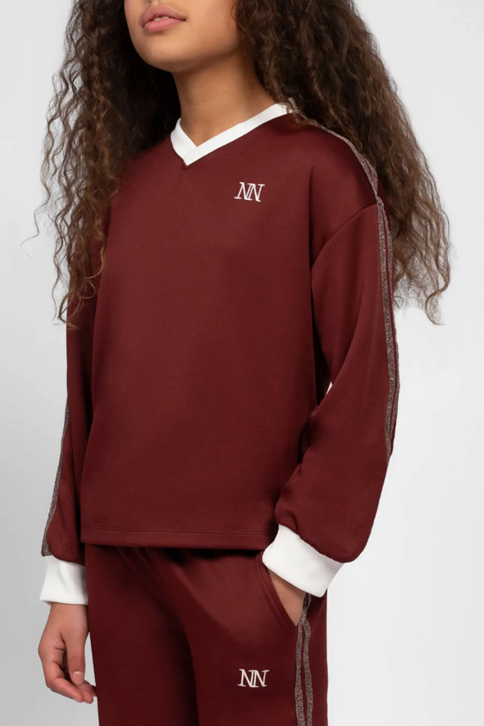 Nik & Nik longsleeve donkerrood
