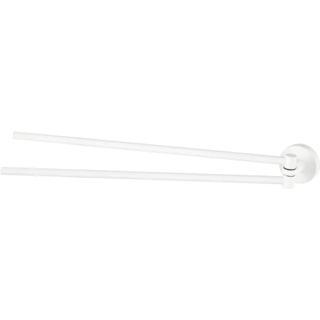 Haceka Handdoekhouder Haceka Kosmos Dubbel en Draaibaar 46 cm Mat Wit
