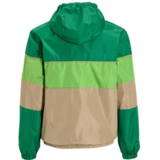 Orange Stars colourblock sporty jacket jas groen, foto 2
