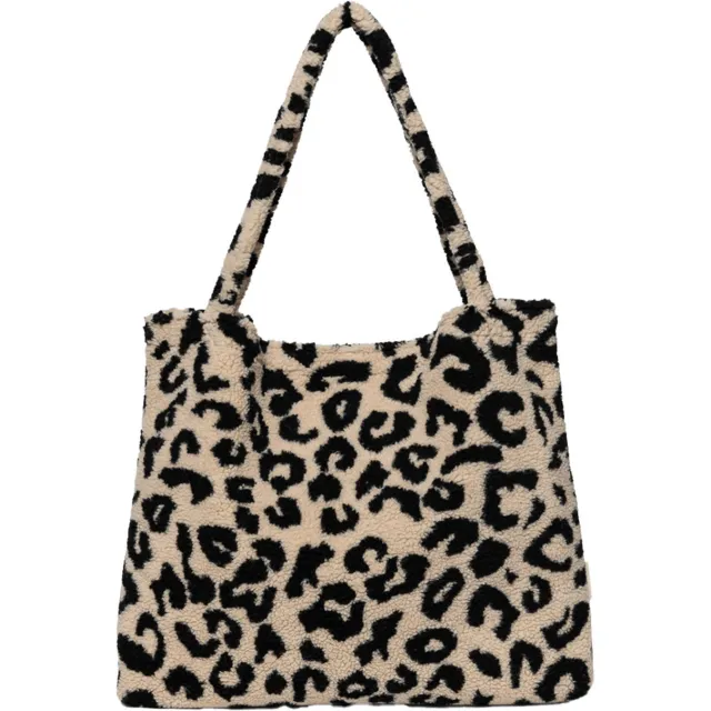 Studio Noos Holy Cow Teddy Mom Bag luiertas ecru zwart Ecru/zwart