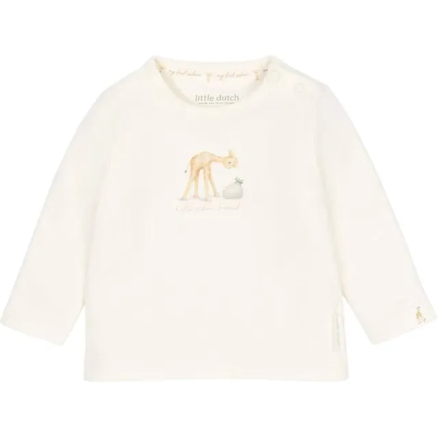 Little Dutch longsleeve met all-over print crème, foto 2