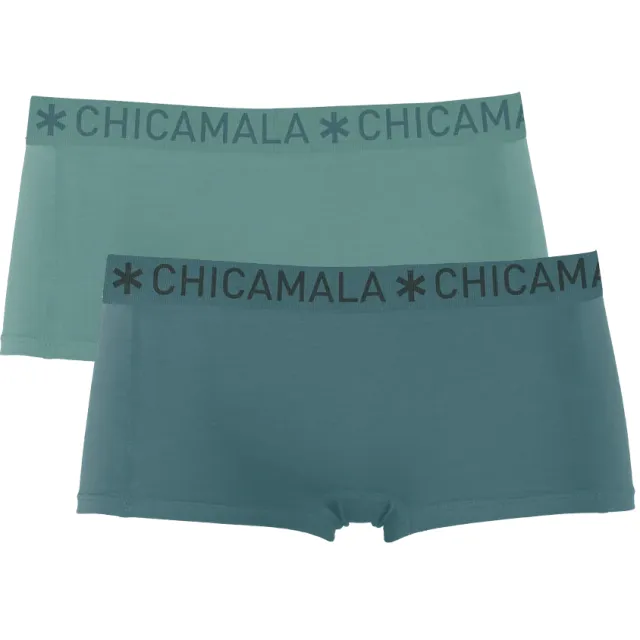 Muchachomalo dames 2-pack boxershorts groen