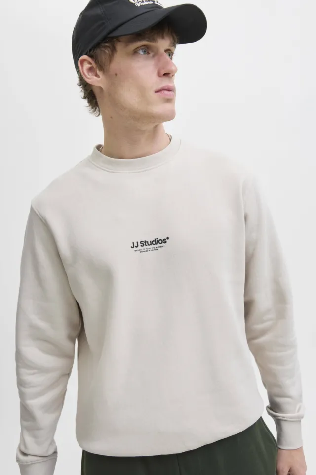 Jack & Jones ESSENTIALS sweater ecru, foto 4