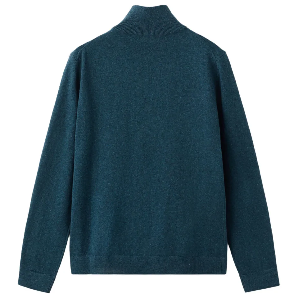 Mango Kids katoenen gebreide schipperstrui - donkerblauw, foto 2